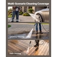 thumbnail image 3 of VEVOR Electric Pressure Washer, 2000 Max PSI 1.59 Max GPM, Portable Power Washer with 4 Nozzles, Metal Extension Wand, Built-in Carry Handle, Compact & Flexible for  Cars,Driveways,Patios,Fences,Home, 3 of 9