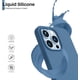 thumbnail image 4 of Entronix Funda de Silicona para iPhone 13 Pro, Suave Al Tacto, Antiarañazos y a Prueba de Golpes, Color Aguamarina, 4 of 6