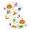 v#109White267, variant on Toddler Girl'S Pajamas Cartoon Halloween Pumpkin & Star Pattern Short Sleeve Notched Collar Button Down Relaxed Fit 2Pc Summer Autumn All-Day Wear Comfort Nightwear,White,7-8 Years