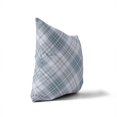 thumbnail image 3 of Chinny Tartan Blue Throw Pillow, 3 of 4