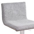 thumbnail image 4 of Armen Living Tabouret de Bar Réglable en Tissu Moderne en Cristal Gris, 4 of 5