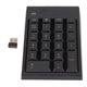 thumbnail image 1 of Teclado numérico inalámbrico de 2,4 GHz, 22 teclas, teclado numérico USB negro portátil sin retardo para ordenador portátil, 1 of 8