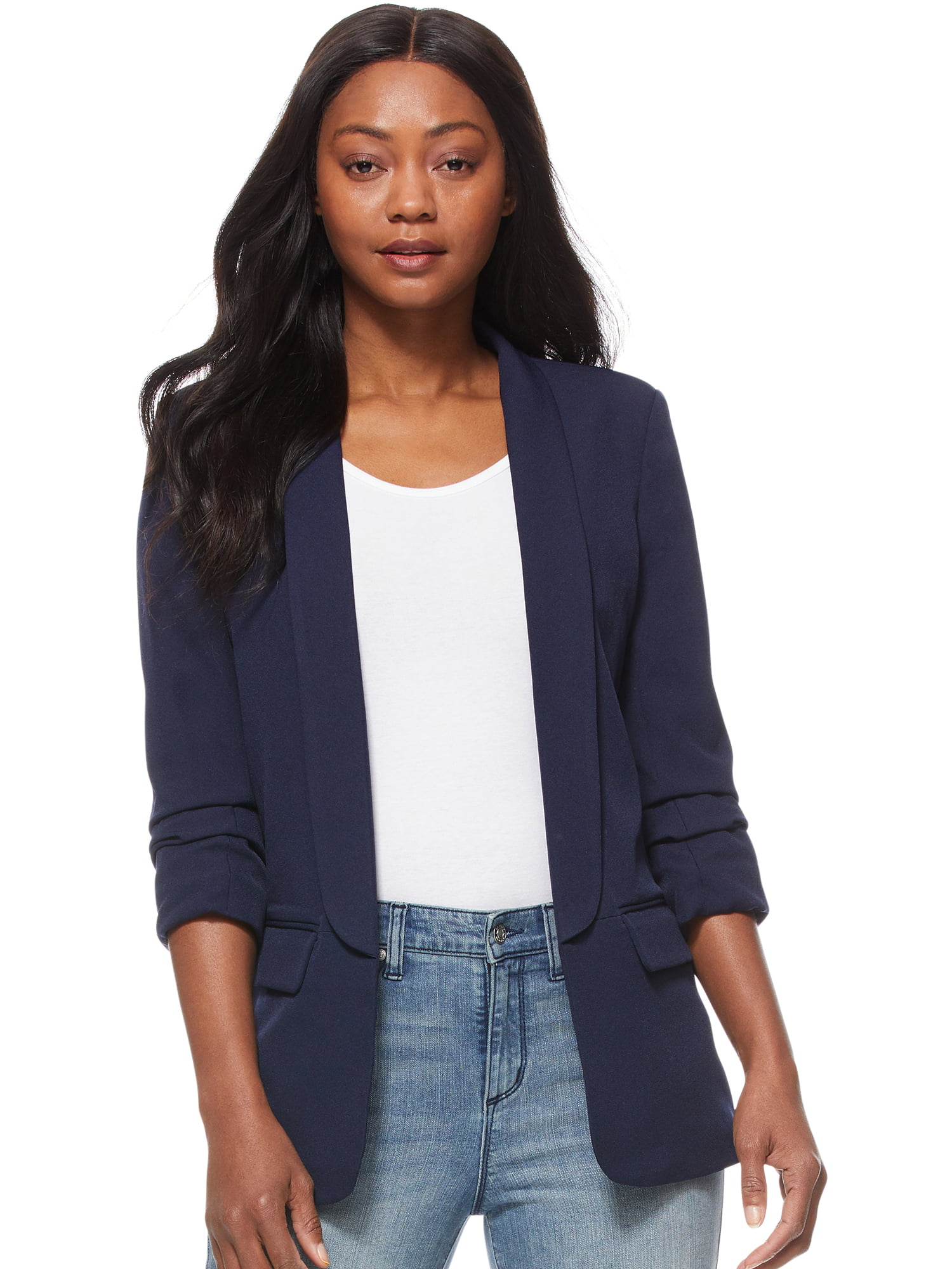 night out blazer and jeans womens