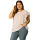 thumbnail image 2 of BluTop Sin Mangas De Lunares De GaTalGrande PaMujer Blanco 4XL, 2 of 6