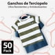 thumbnail image 4 of MAGMALIFE 50 Ganchos de Terciopelo para Ropa Infantil, Gancho Plateado Giratorio de 360 Grados, Adecuado para Todo Tipo de Ropa, Antideslizante, 35 cm de Largo (Rosa Claro), 4 of 8
