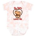 thumbnail image 3 of Inktastic My Nana Loves Me Monkey Boys or Girls Baby Bodysuit, 3 of 5
