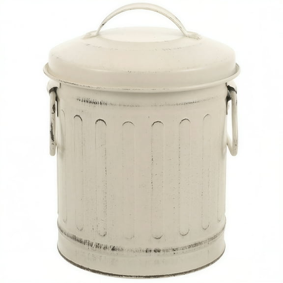 ACDANC Fireplace Ash Bucket Metal Ash Bucket with Lid Metal Storage Bucket Home Ash Bucket