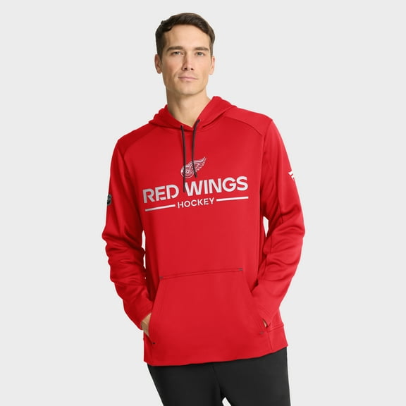 Men's Fanatics Red Detroit Red Wings Authentic Pro Rink Hoodie