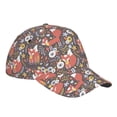 thumbnail image 3 of Daiia Foxes print Baseball Cap Men Women Golf Dad Hat Adjustable Original Classic Low Profile Hat Unconstructed Plain Cap, 3 of 9