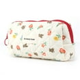 thumbnail image 2 of Bolsa de embrague de algodón Estuche de lápiz de dibujos animados de oso floral lindo Estética para viajes Ndcxsfigh Para Estrenar, 2 of 9