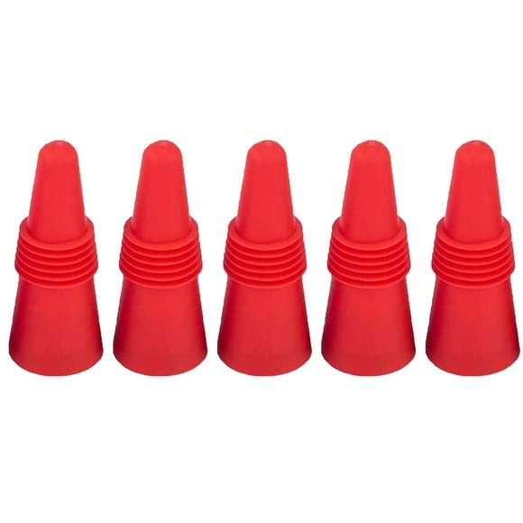 TIMIFIS Wine Stopper 5Pcs Reusable Wine Bottle Stopper Beverage Bottle Stopper Wine Stopper Kitchen Gadgets