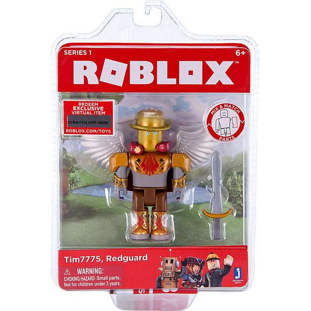 Roblox Action Collection Tim7775 Redguard Figure Pack Includes Exclusive Virtual Item Walmart Com Walmart Com - roblox red armour