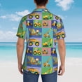 thumbnail image 6 of Daiia Construction Machinery Hawaiian Shirt for Men Gentle Cotton Regular Short Sleeve Casual-XX-Large, 6 of 9