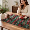thumbnail image 7 of Christmas Plaid Placemats Place Mats Check Placemat Table Mats Decorative Kitchen Table Placemats, 7 of 7