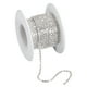 thumbnail image 1 of Cadena de cristal imitación Diamante Unique Bargains 5.5 Yardas 2mm Plata blanco, 1 of 7