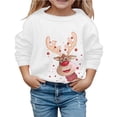 thumbnail image 1 of NIJNFCLOTH Chandails en Molleton de Noël Enfants Manches Longues Col Rond Imprimé Lettre Léger Chandails en Molleton Blouse Taille : 4-5 Ans, 1 of 6