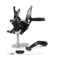thumbnail image 1 of CNC Black Rearsets Footpegs Footrest For Suzuki GSXR1000 GSXR1000R 2017-2022, 1 of 4