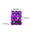 thumbnail image 2 of 24PCS Christmas Ornaments Christmas Balls, Electroplated Balls, Christmas Tree Decorations, Hanging Decorations, Festive Atmosphere, And Christmas Balls, 2 of 7