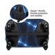thumbnail image 2 of Balery Blue Lightning Funda de equipaje, fundas para maletas, elástica, lavable, protector de maletas, compatible con maletas de 18 a 32 pulgadas-X-Large, 2 of 7