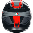 thumbnail image 2 of AGV K3 Compound Motorcycle Helmet Black/Red XL, 2 of 5