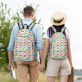 thumbnail image 4 of Easygdp Colorful Bus Mochila de Lona Resistente para Laptop, Compatible con Laptops de 15 a 17 pulgadas, Ideal para Escuela, Trabajo y Viajes-Medium, 4 of 5