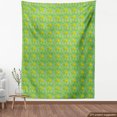 thumbnail image 4 of Floral Sofa Upholstery Fabric by the Yard, Scribbled Trees and Grass in a Meadow Drawn by Hand, Decorative Fabric for DIY and Home Accents, Lime Green Multicolor by Ambesonne, 4 of 5