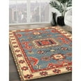 thumbnail image 3 of Ahgly Company Machine Washable Indoor Square Traditional Light French Beige Brown Area Rugs, 5' Square, 3 of 7