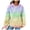 Light Green, variant on Womens Hoodie Fall Winter Comfy Hooded Long-sleeved Cap Drop Shoulder Hoody Gradient Print Cotton Hoodies Sweatshirts(Light Green,XL)