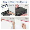 Avery Print &amp; Apply Clear Label Dividers, Index Maker Easy Apply ...