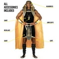 thumbnail image 4 of Morph Deluxe Egyptian Pharaoh Costume Men - Ancient Egyptian Costume Men - Pharaoh Costume Adult - Pharaoh Halloween Costume - Men's Egyptian Costume - Egyptian King Costume Men - Size L, 4 of 5