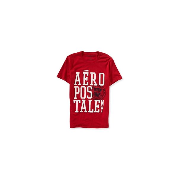 Aeropostale Hombres Ne Div. Camiseta gráfica Nyc, roja, pequeña Aeropostale Camiseta gráfica