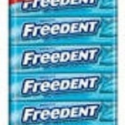 Wrigley's Freedent Spearmint Chewing Gum - 5 Stick Pack (Pack of 8)