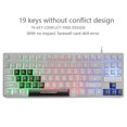thumbnail image 2 of Clavier Manipulateur de Jeu Multimédia Étanche Filaire Rétroéclairé USB à 87 Touches pour Jeux sur Portable PC, 2 of 8