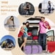 thumbnail image 5 of Bolsa De Poliéster Bolsa de lona plegable de 50x24cm para gimnasio, deportes y viajes, con bolsillo interior, para hombre y mujer, 1 unidad, color morado Rkxzt, 5 of 8