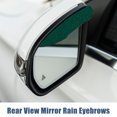thumbnail image 2 of Par Coche Retrovisor Espejo Lluvia Cejas Lateral Espejo Lluvia Guardia Verde, 2 of 6