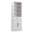 thumbnail image 1 of Bestar Key West 25W Closet Organizer with Drawer and Doors - Engineered Wood, 1 of 9