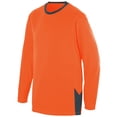 thumbnail image 1 of Block Out Long Sleeve Jersey S Power Orange/Slate, 1 of 1