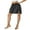 Black Short Skirt, variant on Women Half Slips for Under Dresses Elastic Waist Solid Color Satin Underskirt Lace Trim Skirt