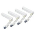 thumbnail image 1 of Clips de Draps Réglables Fonction Anti-running pour le Couvre-Matelas de Lit Support de Coin Attaches Clip Sangles Textiles de Maison Organiser Gris, 1 of 9