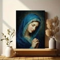 thumbnail image 6 of Qisvanset Virgin Mary Praying Devotional Canvas Wall Art 15.75x11.81 Inches, 6 of 8
