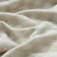 thumbnail image 3 of CREVENT Wave Line Throw Blanket for Couch Sofa Chair Bed Home Decoration, Super Soft Warm for All Season, 50''X60'', Beige, 3 of 4