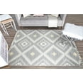 thumbnail image 5 of Soleil BR30F Kilim Gray Tribal Moroccan gray Area Rug, 8'9"x12', 5 of 9