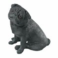 thumbnail image 1 of Mid Size Black Pug Sculpture, Sitting, 1 of 1