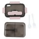 thumbnail image 1 of Cajas Bento De Gran Capacidad 3 Compartimentos Cajas Bento 1500ml Fiambrera Bento De Gran Capacidad Para Estudiantes Trabajadores Hogar Escuela Oficina Rosa ANGGREK Rosa, 1 of 8