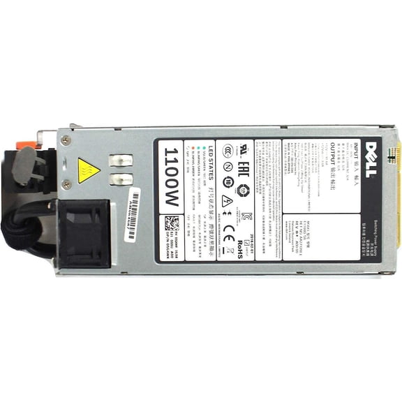 Dell 1100W DC Redundant Power Supply for PowerEdge R520 Server PN: C7JTF Y1MGX 5G4WK Power