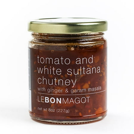 Tomato Chutney - Le Bon Magot Chutney & Marmalata - 8 oz - Tomato & white sultana chutney (8 ounce)