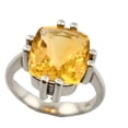 thumbnail image 4 of Hanna Boya Cushion Cut Natural No Heat Citrine Ring, 11ct, 4 of 7
