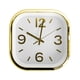 thumbnail image 1 of Reloj Análogo de Pared Cuadrado Rm Regalomex Plástico dorado, 1 of 9