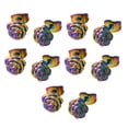 thumbnail image 1 of Pendientes de 5 piezas Qarigey Aretes Redondos Acero de Titanio Colorido AP009678-11B, 1 of 6