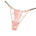 thumbnail image 2 of ZVNAΖH Women's Sexy G String Thongs, Valentine's Day Gifts, Couple Supplies, One Size, Floral Lace Panties Hollow Out See Though Panties, 2 of 6